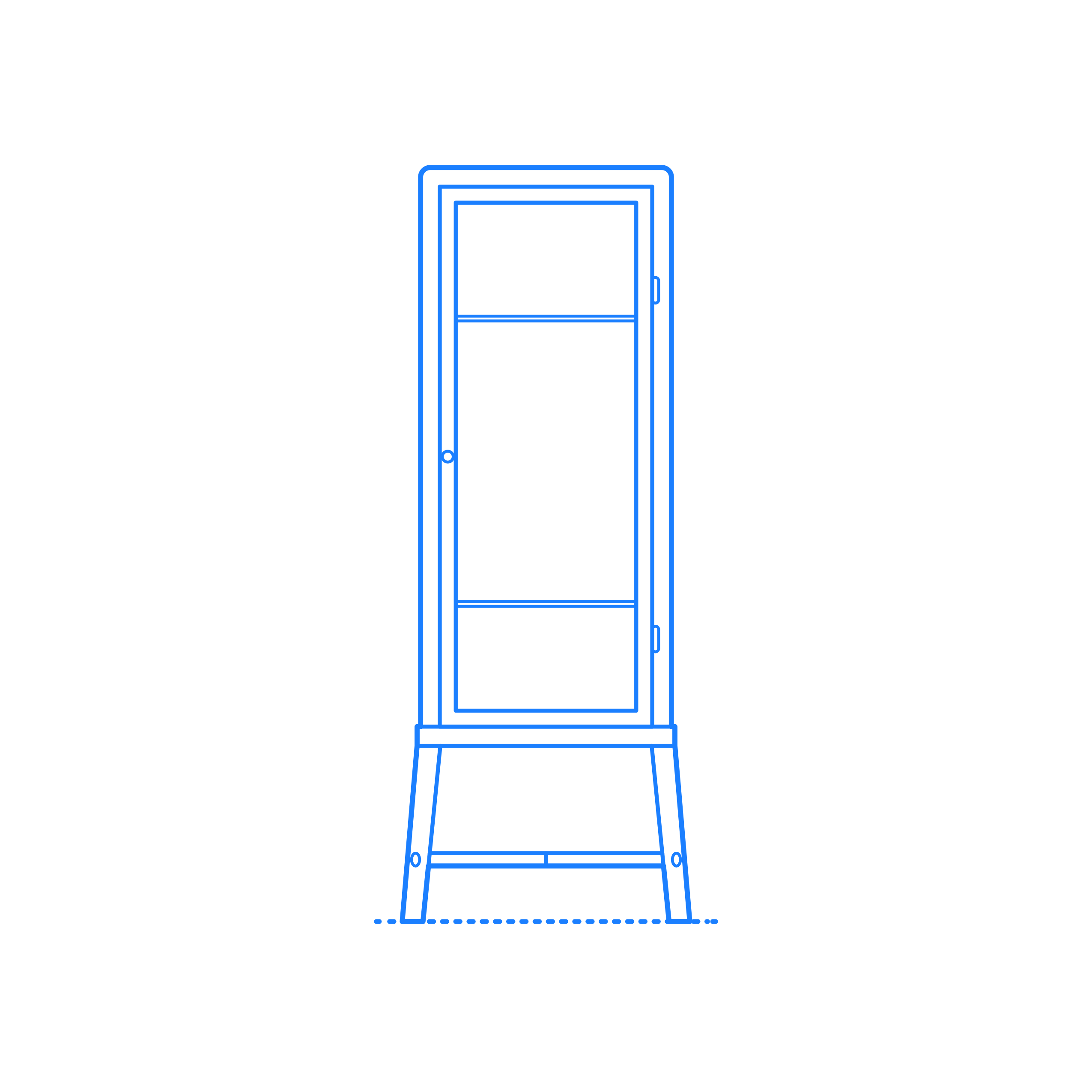 Furniture Display Cabinet Ikea Fabrikor Glass Door Cabinet Tall Outline Drawing Svg Vector Free Vectors